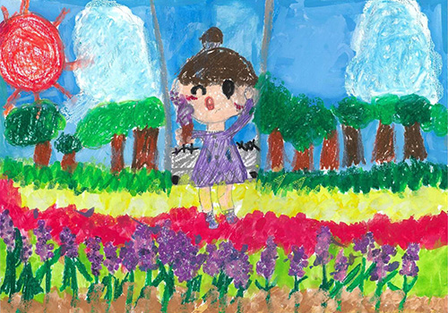 だいすきなラベンダーとラベンダーソフトクリーム